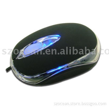 Mini Optical Mouse with 7 Colors LED light